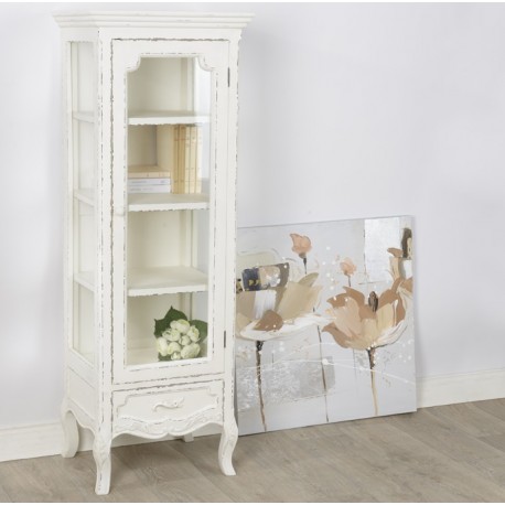 Witryna w stylu francuskim biała