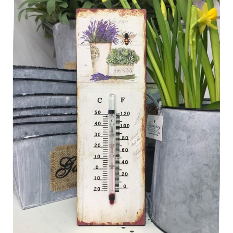 termometr z lawenda w stylu prowansalskim