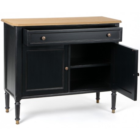 Komoda Prowansalska Czarna Alani B