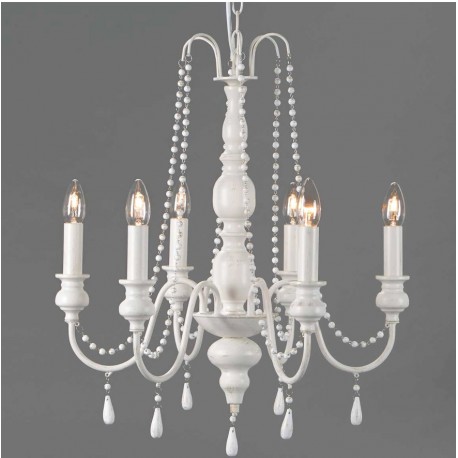 żyrandol z kryształkami