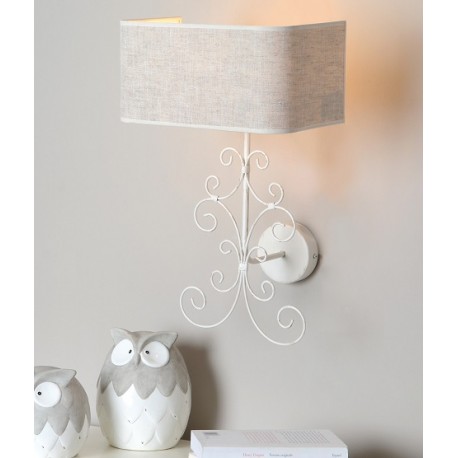 kinkiet prowansalski z abażurem