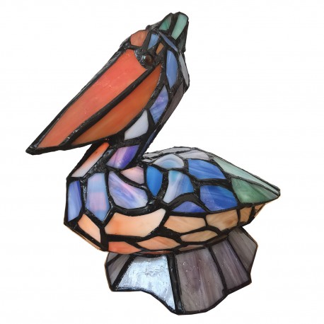Lampa Stołowa Tiffany Ozdobna Żółw B