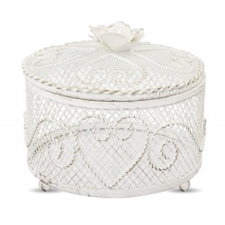 Pojemnik Dekoracyjny Prowansalski Metalowy C