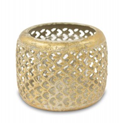 Ażurowy Lampion Metalowy D