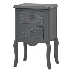 Szafka Nocna w Stylu Prowansalskim Castela Biała