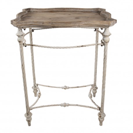 Stolik w Stylu Prowansalskim Okrągły