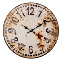 Zegar w Stylu Vintage z Lokomotywą A