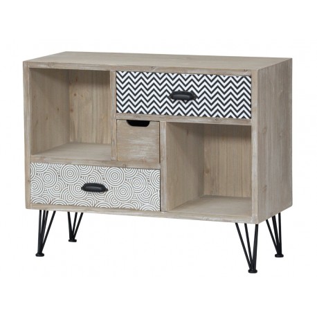 Komoda Loano z Kolorowymi Szufladami A