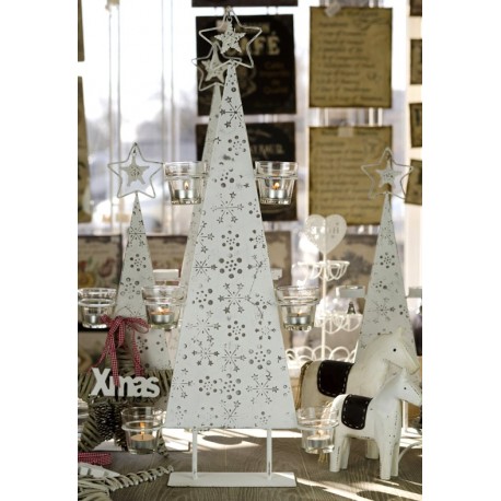 Metalowa Choinka Świecznik 3