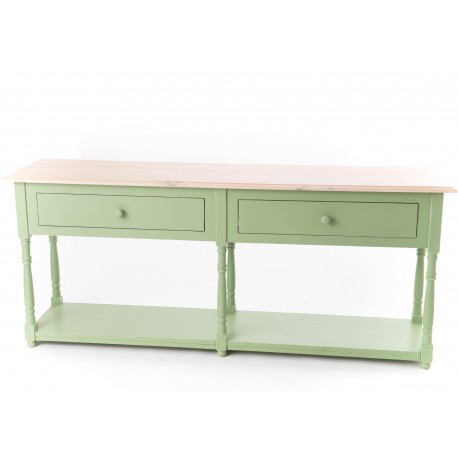 Konsola w Stylu Prowansalskim Pesari Dębowa A