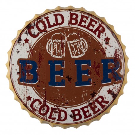 Metalowa Tablica Retro Kapsel Piwo A