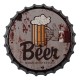 Tabliczka Metalowa Kapsel Piwo B