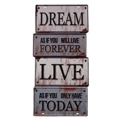 Metalowa Tablica Vintage Pieczywo