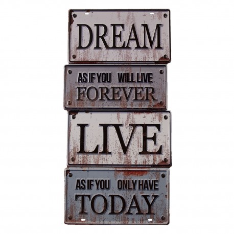 Metalowa Tablica Vintage Pieczywo