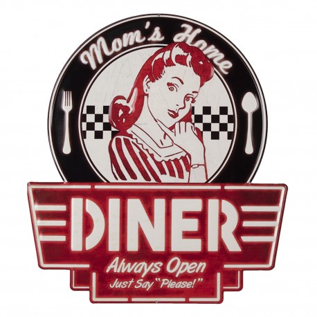 Metalowa Tablica Retro w Stylu Amerykańskim C
