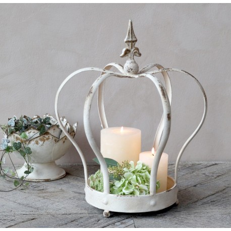 Metalowa Korona Ozdobna Chic Antique B