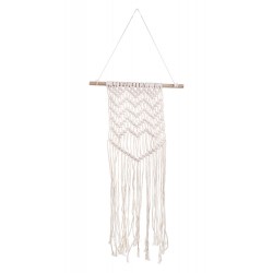 Makrama Na Ścianę Na Drewnianym Drążku G