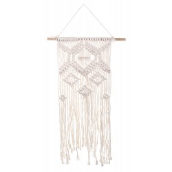 Makrama Na Ścianę Na Drewnianym Drążku N