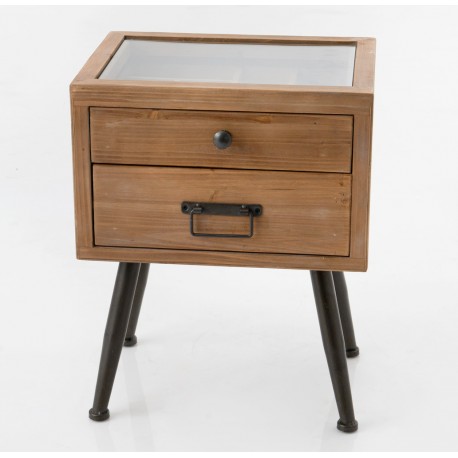 Stolik Nocny Loftowy Cabin