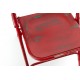 Krzesło Loft Metalowe Czerwone