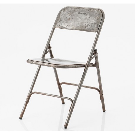 Krzesło Loft Metalowe Zielone B