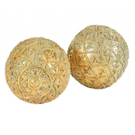 Dekoracje Belldeco Kule Gold Line A 2szt.