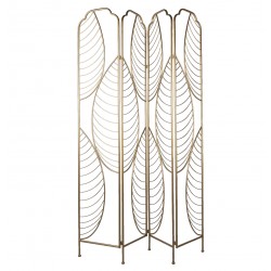 Złoty Parawan Ażurowy Liście