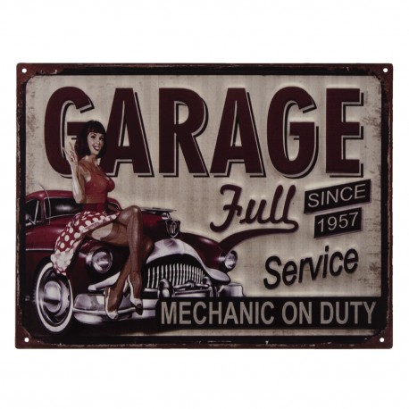 Tablica Retro Metalowa Warsztatowa G