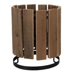 Lampka Stołowa Drewniana