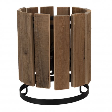 Lampka Stołowa Drewniana