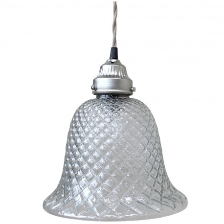 Szklana Lampa Chic Antique Dzwonek 2