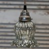 Srebrna Lampa Chic Antique Tulipan Srebrna