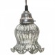 Srebrna Lampa Chic Antique Tulipan Srebrna