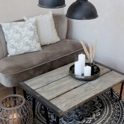 Stolik Kawowy Factory z Drewna z Recyclingu B