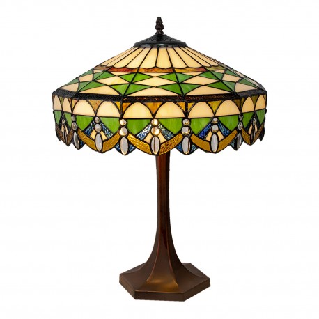 Lampa Tiffany Stołowa Duża 1