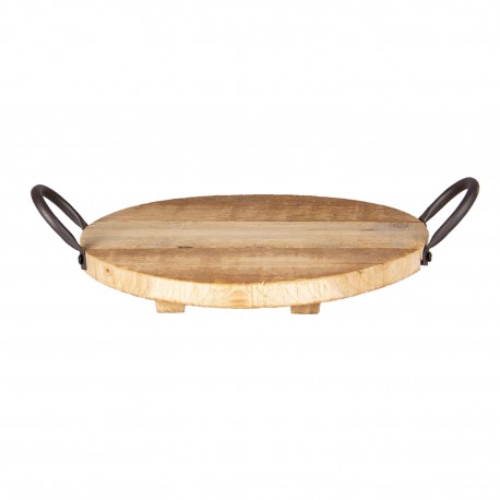 Drewniana Taca z Uchwytami A
