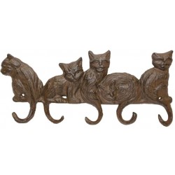 Wieszak Żeliwny Koty