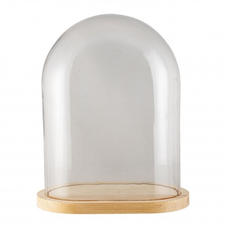 Tacka ze Szklanym Kloszem Czarna