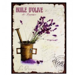 Metalowe Obrazki z Lawendą 1