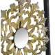 Złoty Dekor Ścienny Liście B