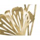 Złoty Dekor Ścienny Liście B