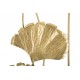 Złoty Dekor Ścienny Liście B