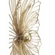 Złota Dekoracja Ścienna Metalowy Kwiat C