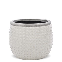 Osłonka Na Kwiaty Szkliwiona w Kropki A