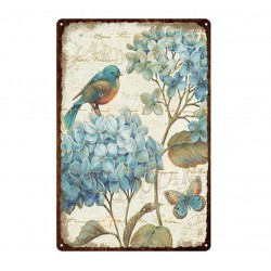 Metalowa Tabliczka w Stylu Retro A