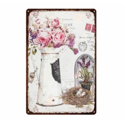 Metalowa Tabliczka w Stylu Prowansalskim B