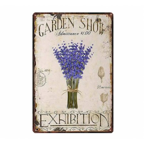 Metalowa Tabliczka w Stylu Prowansalskim D