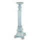 Wysoki Świecznik w Stylu Prowansalskim Niebieski