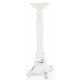 Wysoki Świecznik w Stylu Prowansalskim Biały B