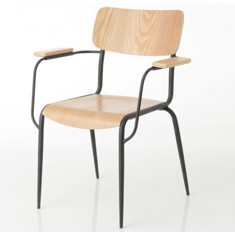 Krzesło Krzyżak z Rattanowym Siedziskiem Błękitne